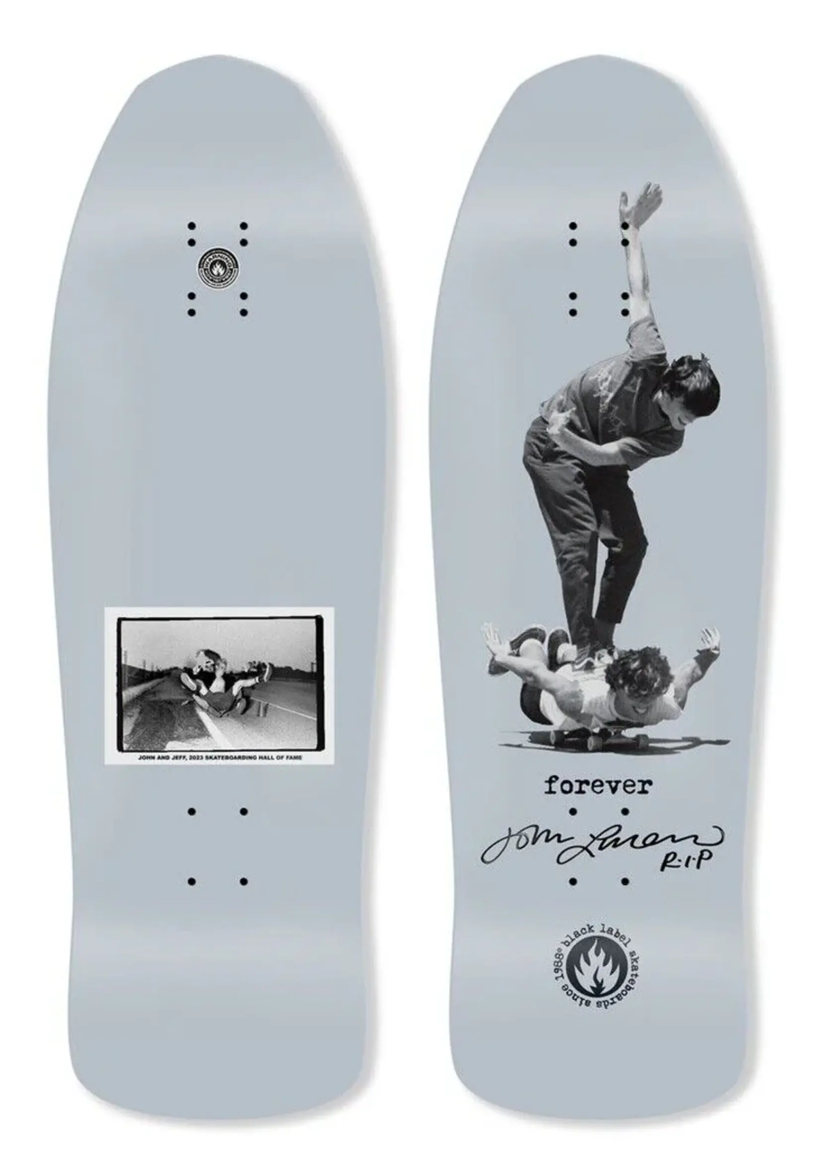 Black Label John & Jeff Forever Skateboard Deck 10"