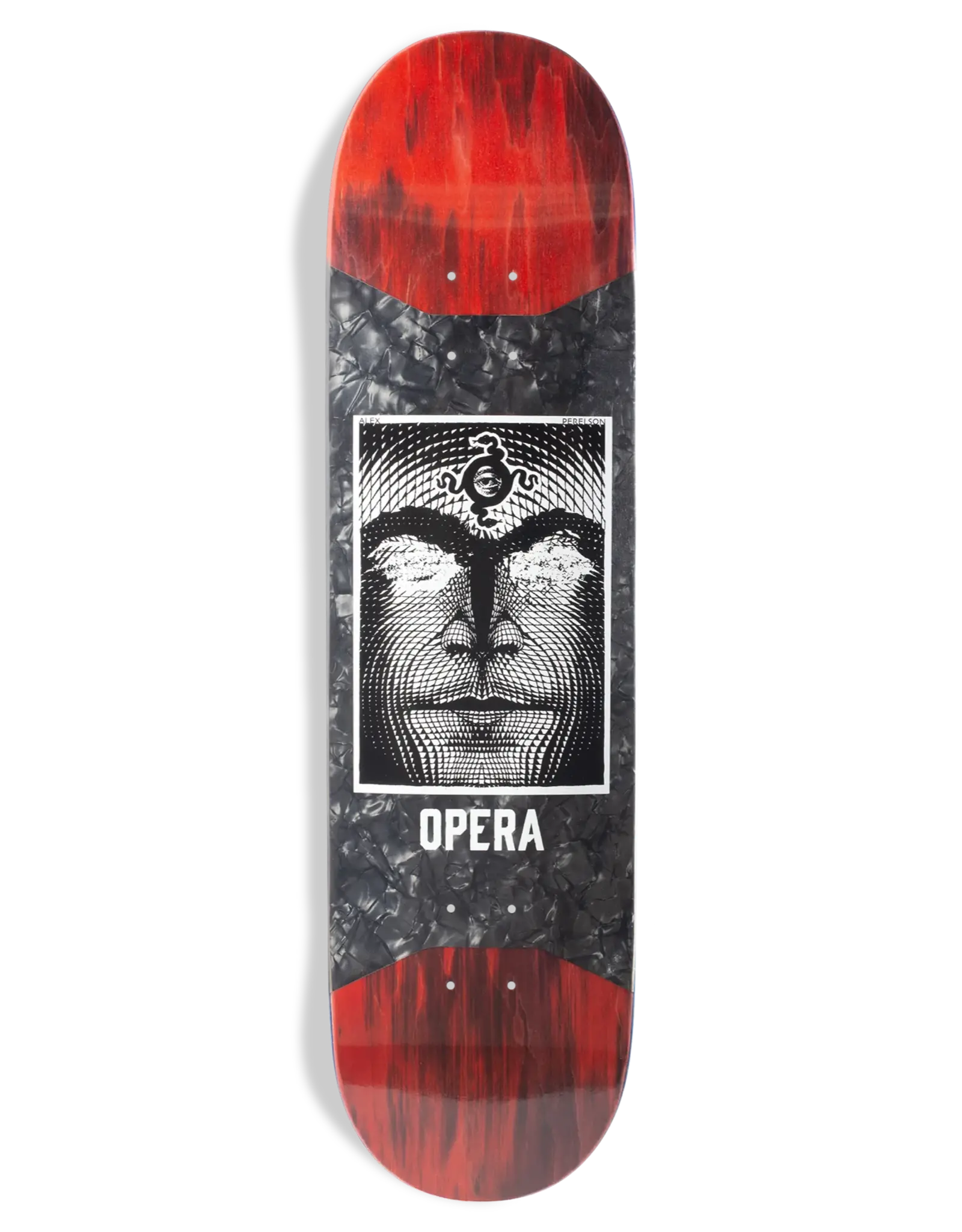 Opera Alex Perelson No Evil EX7 Slick Shield Skateboard Deck 8.38"