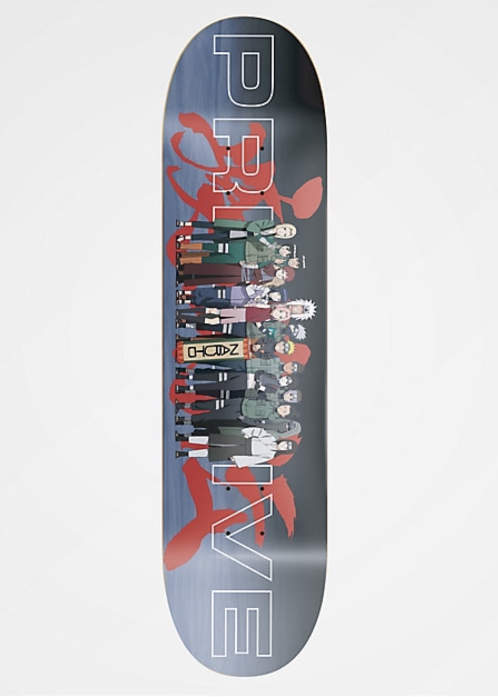 Primitive Naruto Leaf Village Skateboard Deck 7.8 (Warped)