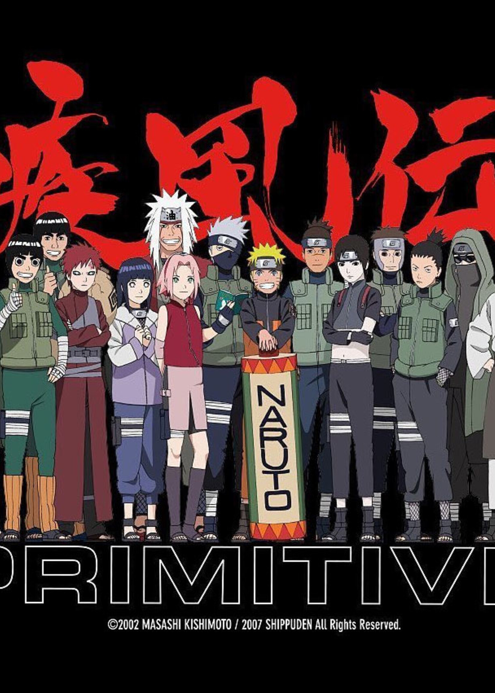 Primitive Naruto Leaf Village Skateboard Deck 7.8 (Warped)