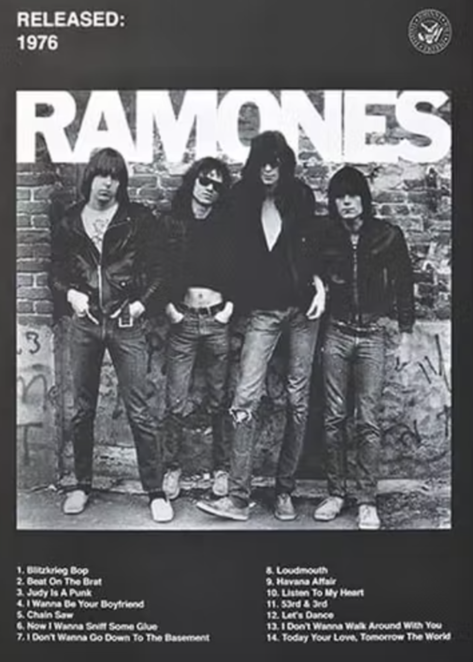 Globe G2 Ramones Skateboard Deck 7.75"