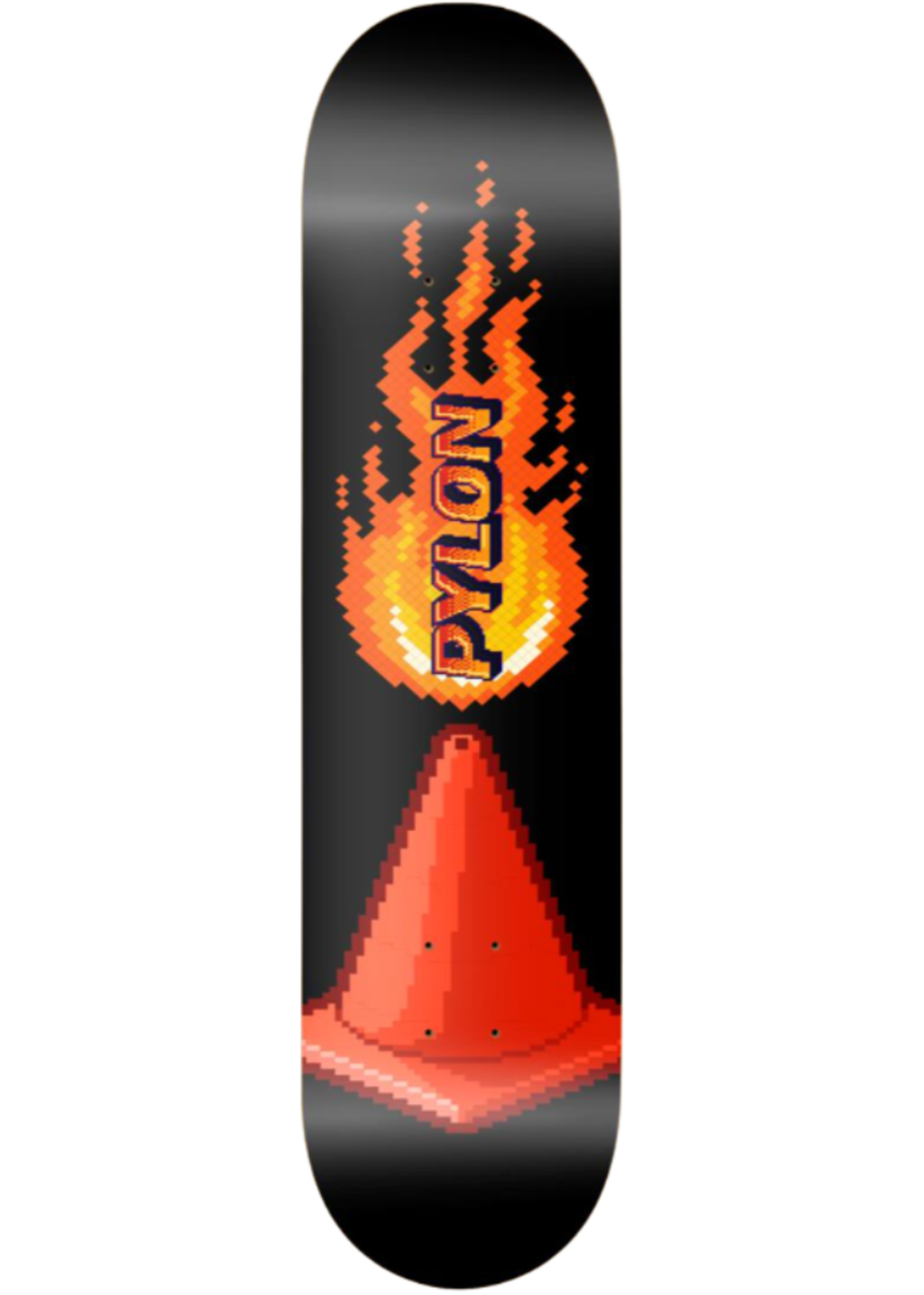 Pylon Game Over Skateboard Deck 8"