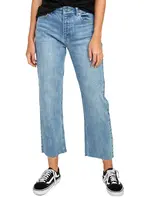 RVCA Holli High Rise Straight Crop Jean