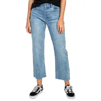 RVCA Holli High Rise Straight Crop Jean
