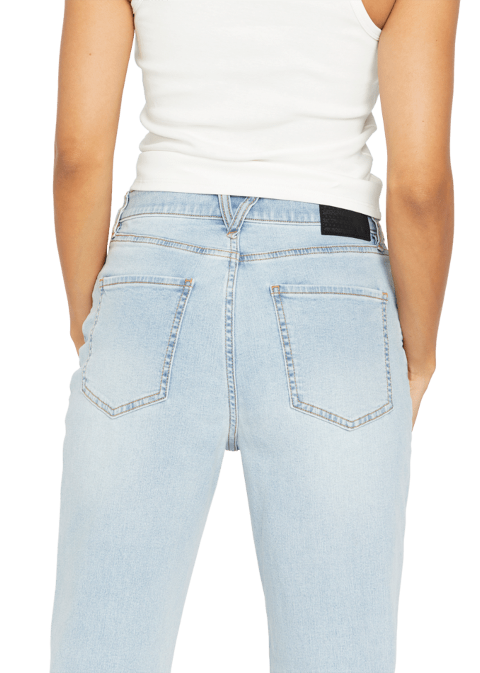 Volcom Women's Stone Step High Rise Pant | Light Denim