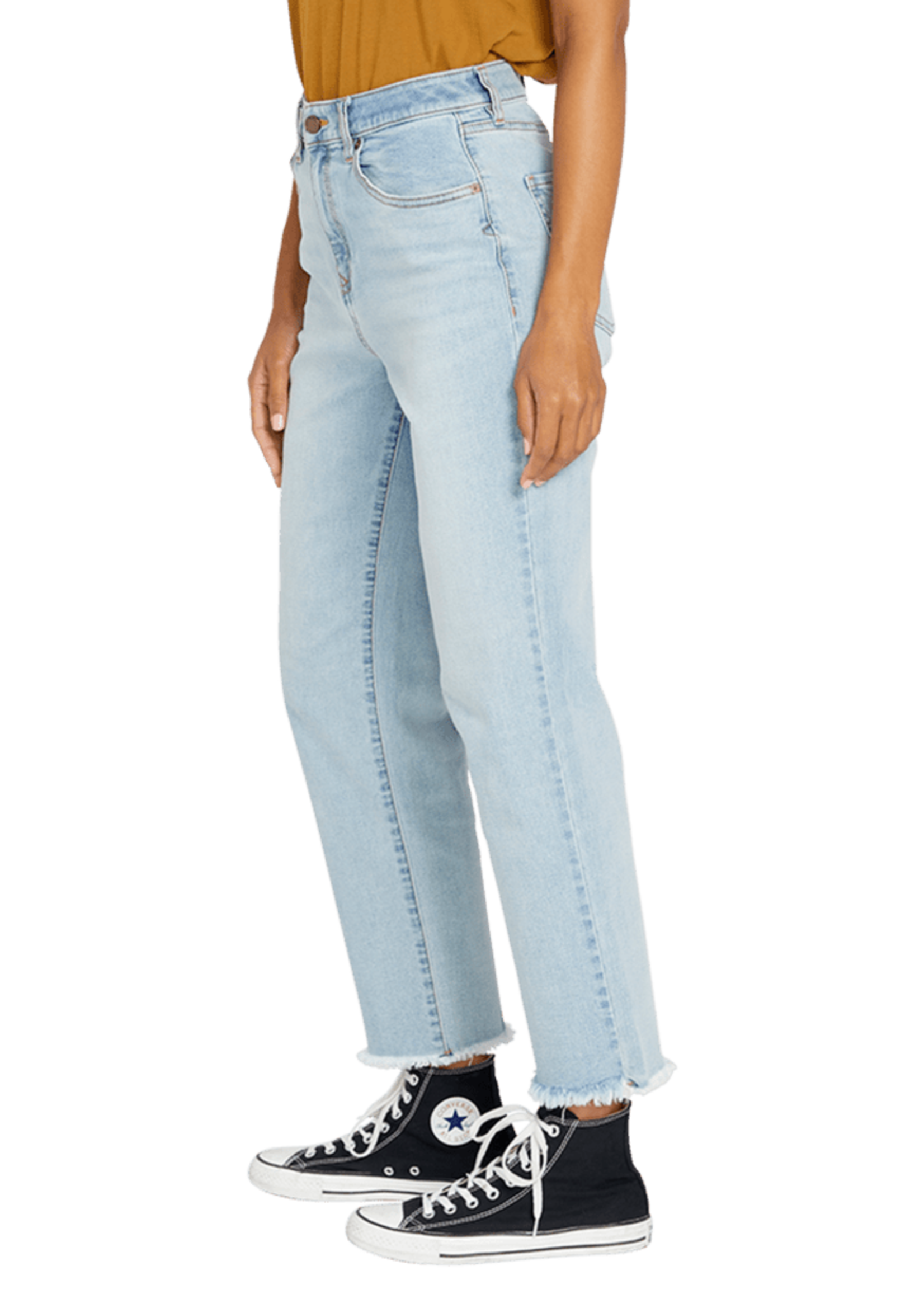 Volcom Women's Stone Step High Rise Pant | Light Denim