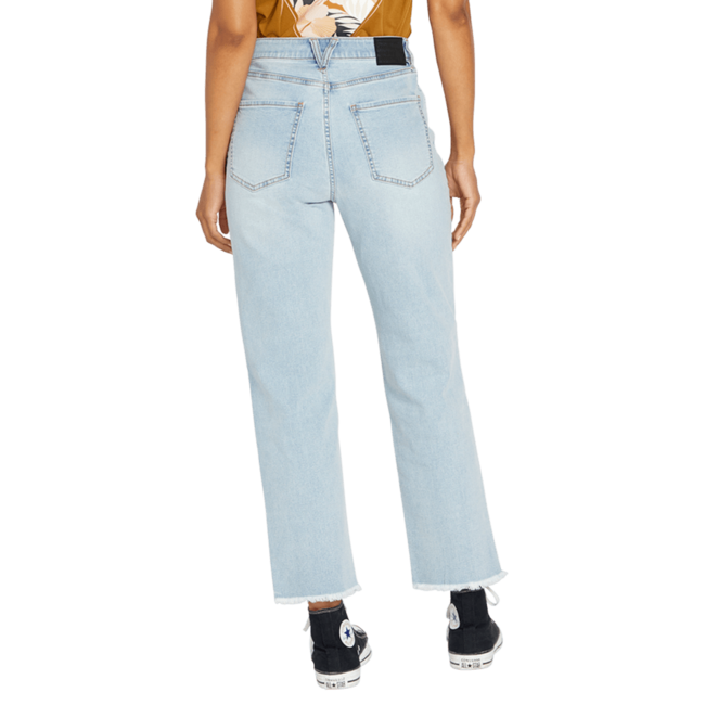 Volcom Women's Stone Step High Rise Pant | Light Denim