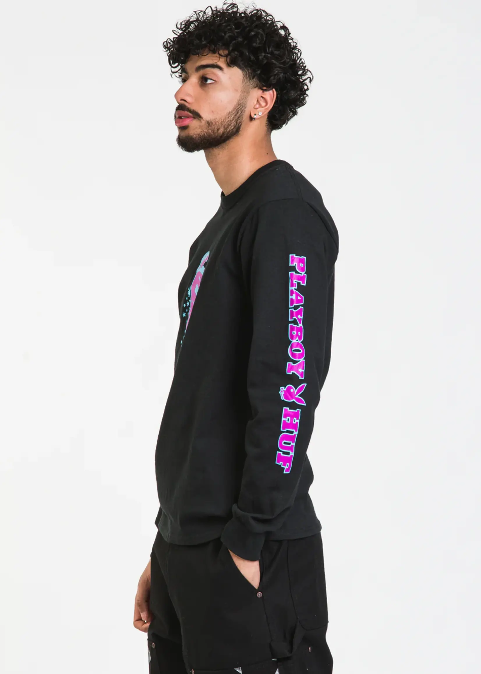 HUF Men's Bunny Long Sleeve Tee