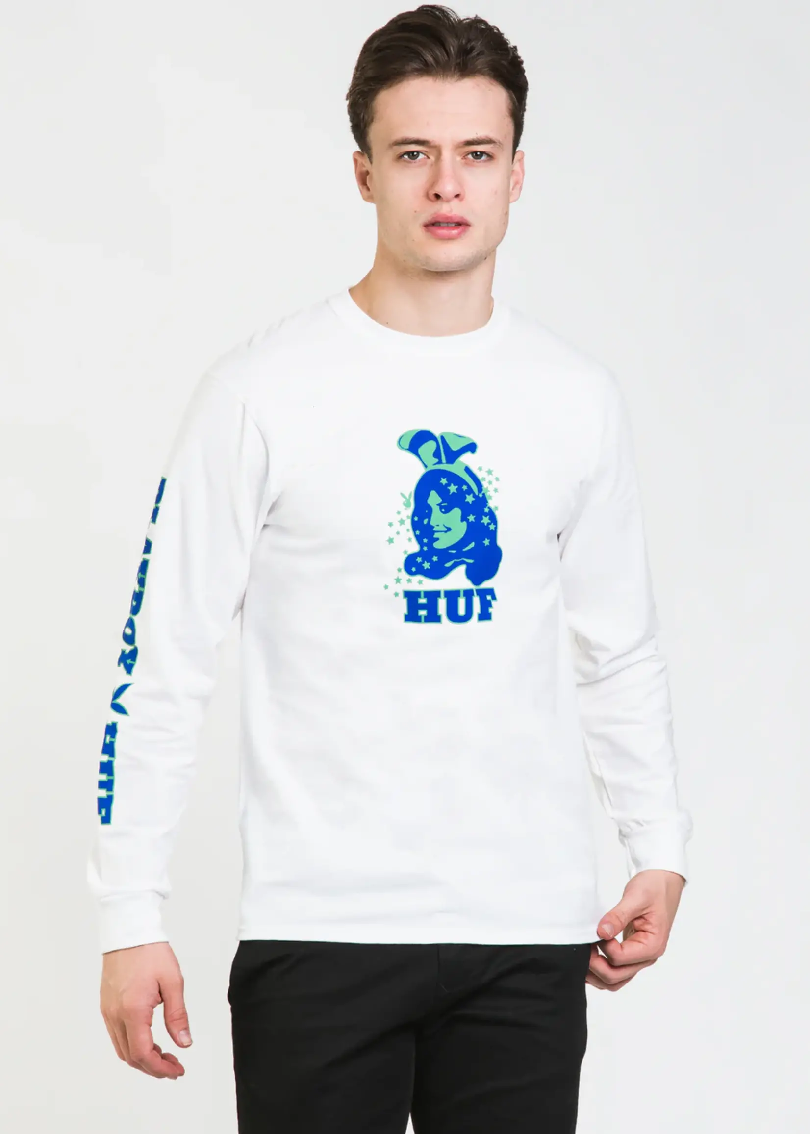 HUF Men's Bunny Long Sleeve Tee