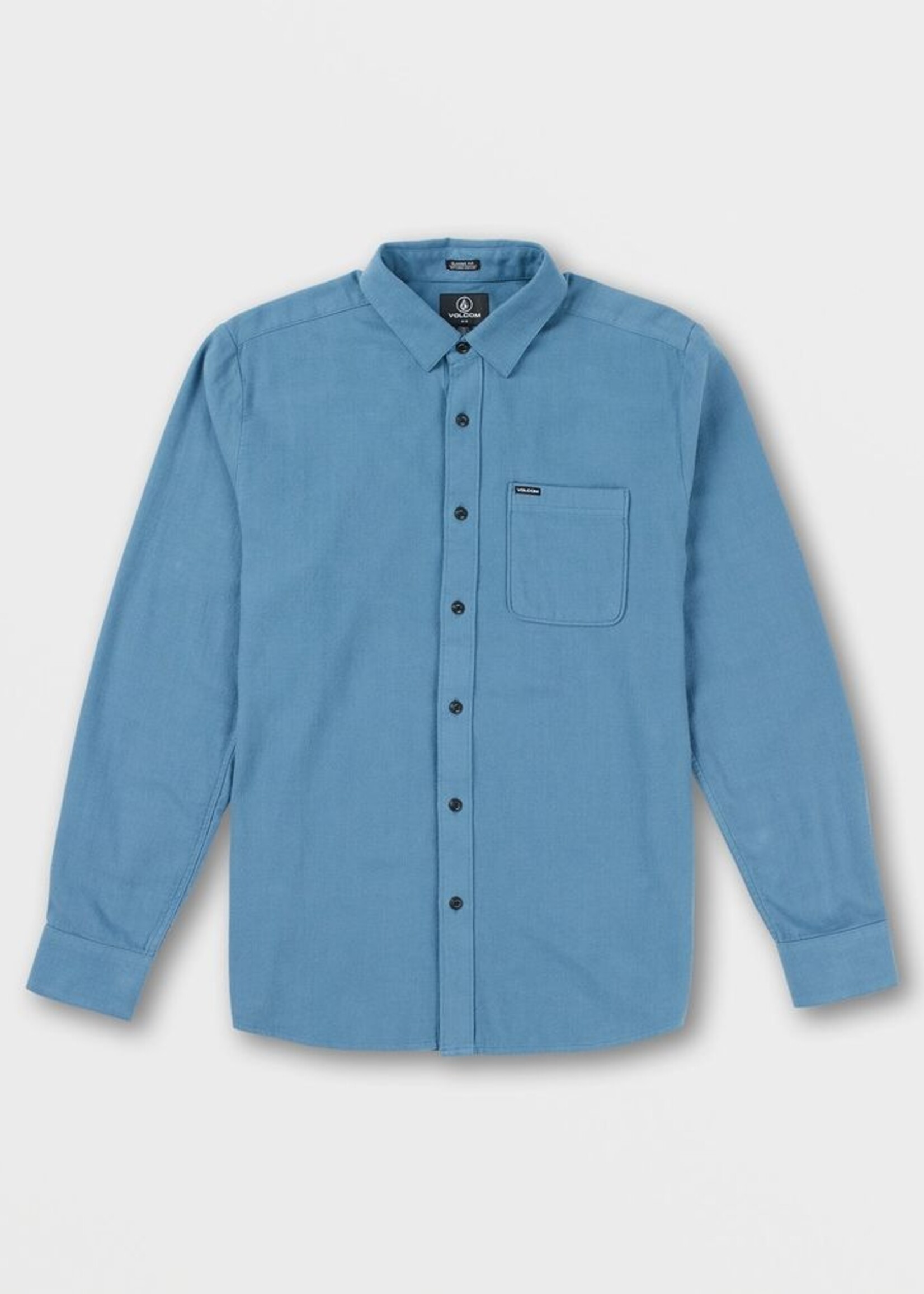 Volcom Men's Caden Solid Button up Long Sleeve
