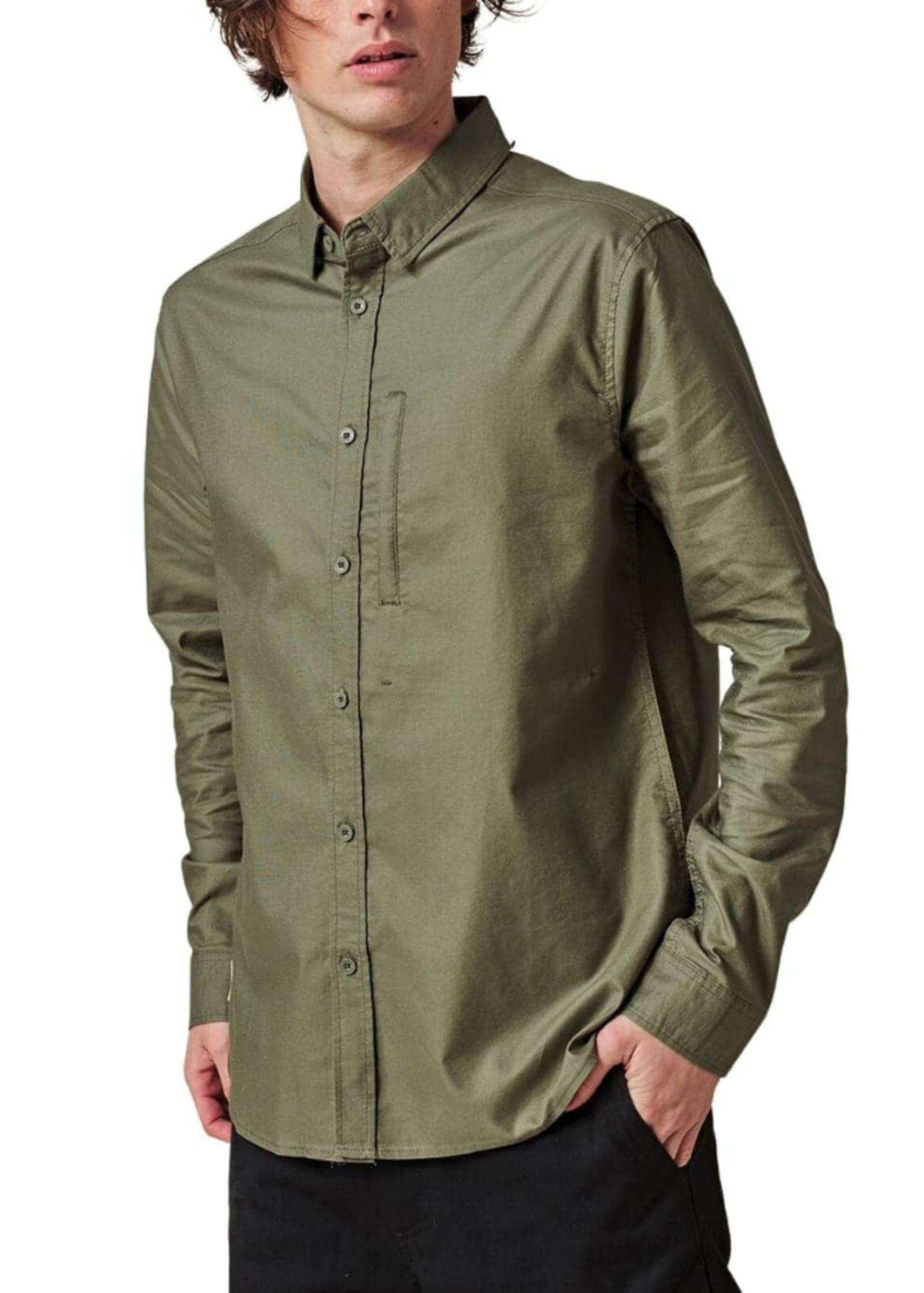 Globe Men's Foundation Long Sleeve Button up