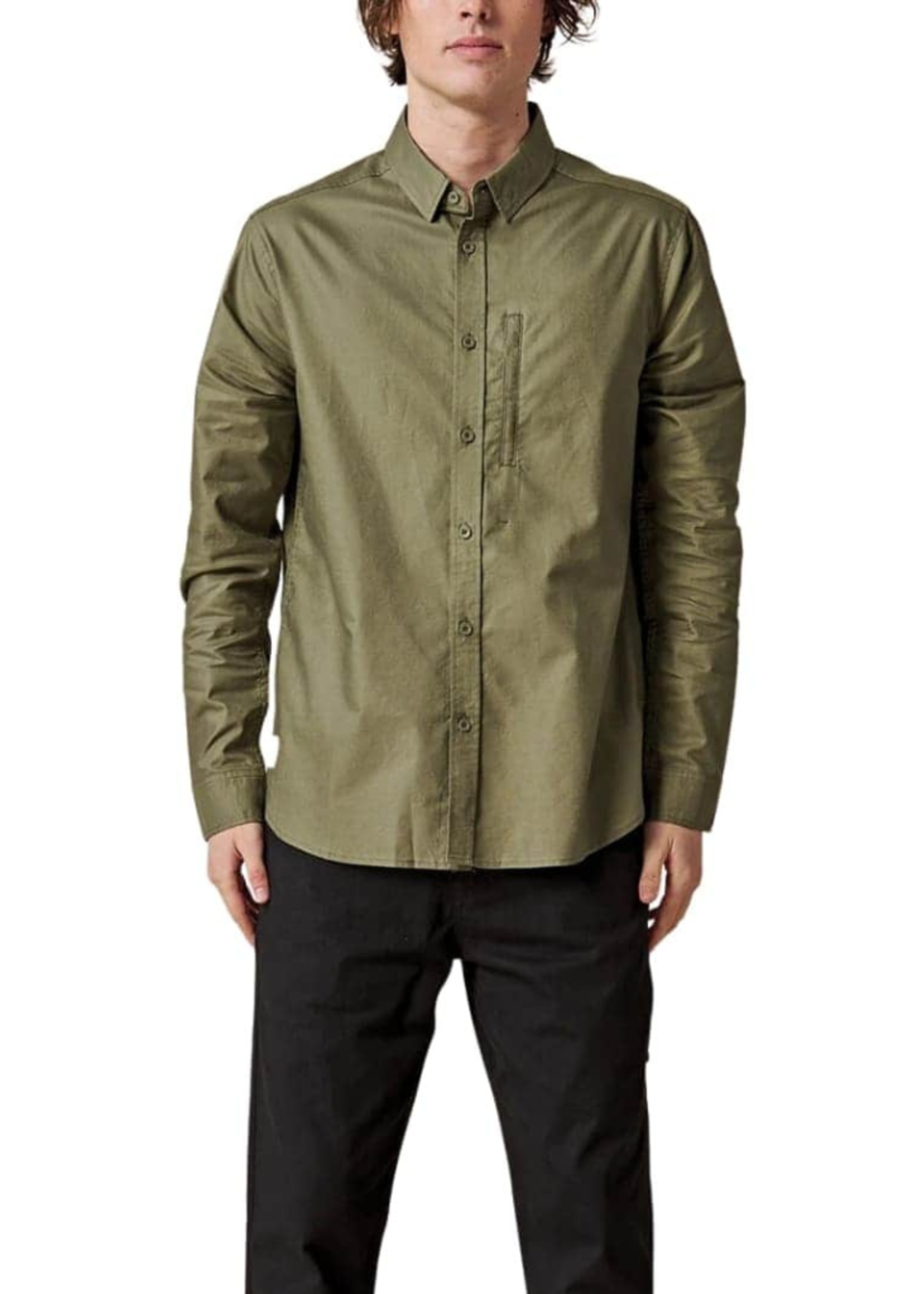 Globe Men's Foundation Long Sleeve Button up