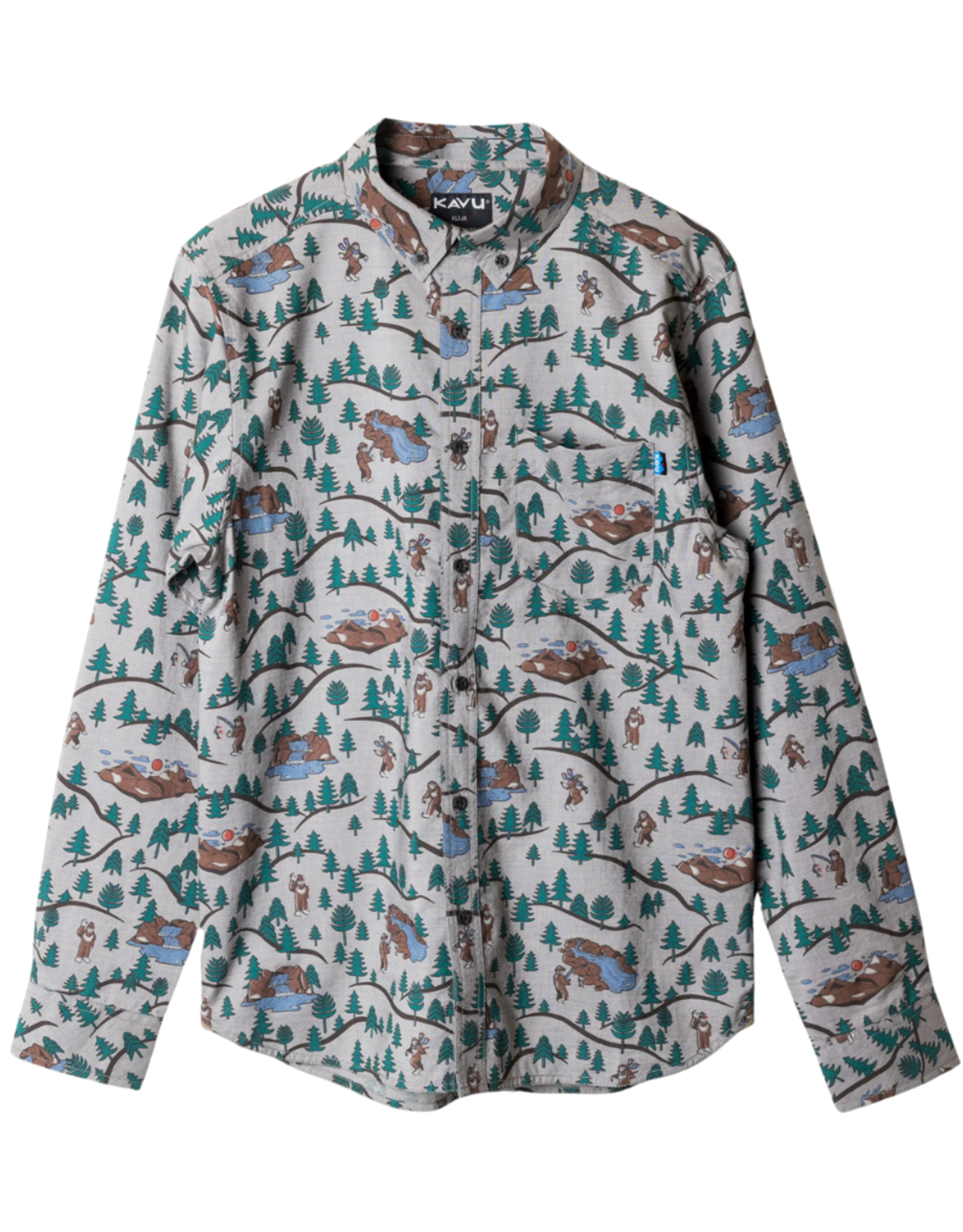 KAVU Linden Long Sleeve Button-Up