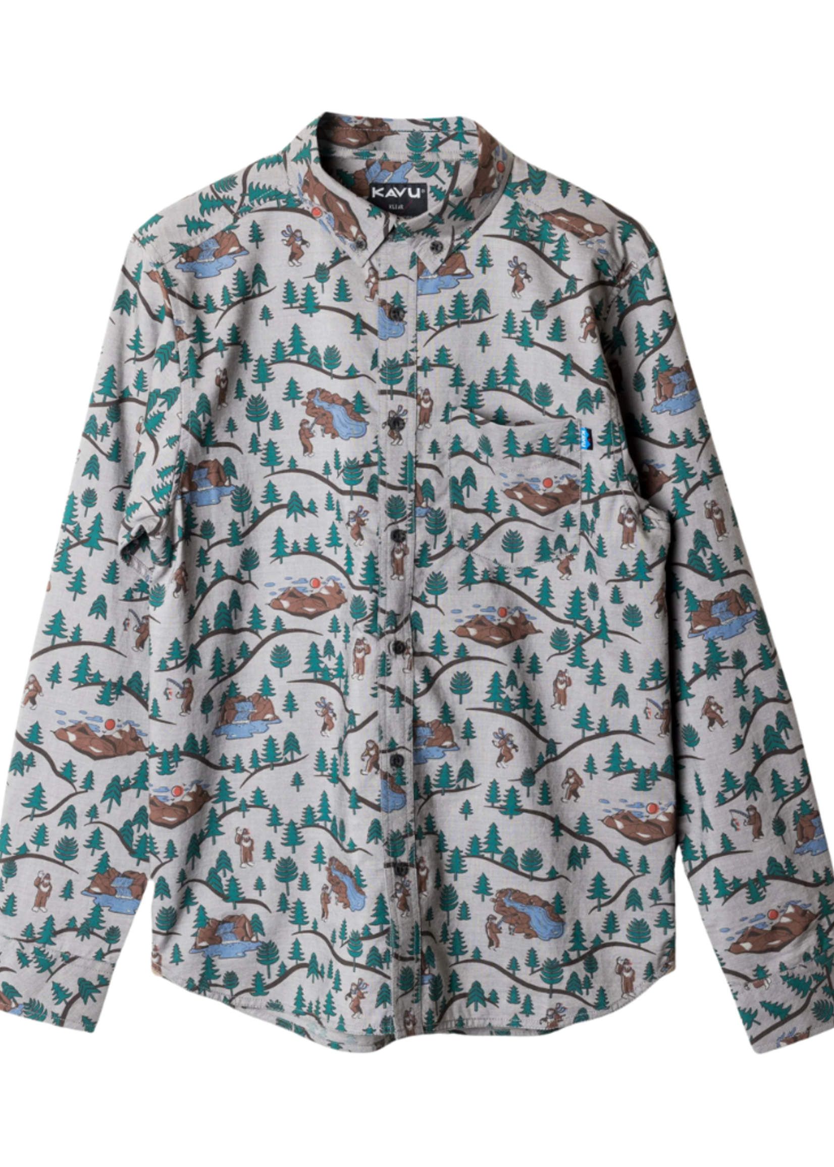 KAVU Linden Long Sleeve Button-Up