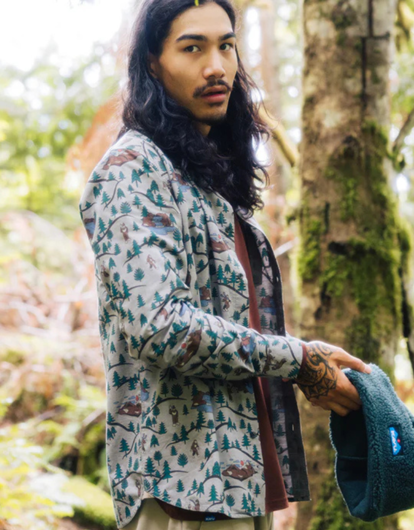 KAVU Linden Long Sleeve Button-Up