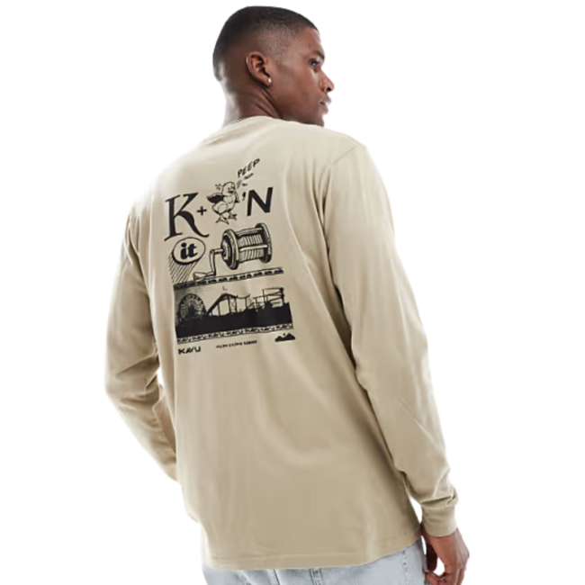 KAVU Men's Puzzle Time Long Sleeve Tee