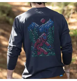 KAVU Sasquatch To Dot Long Sleeve Tee