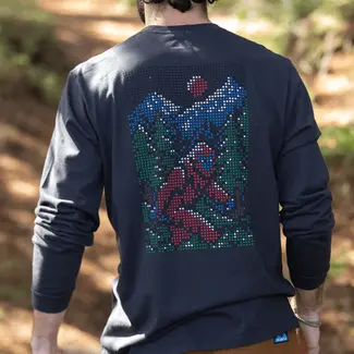 KAVU Sasquatch To Dot Long Sleeve Tee