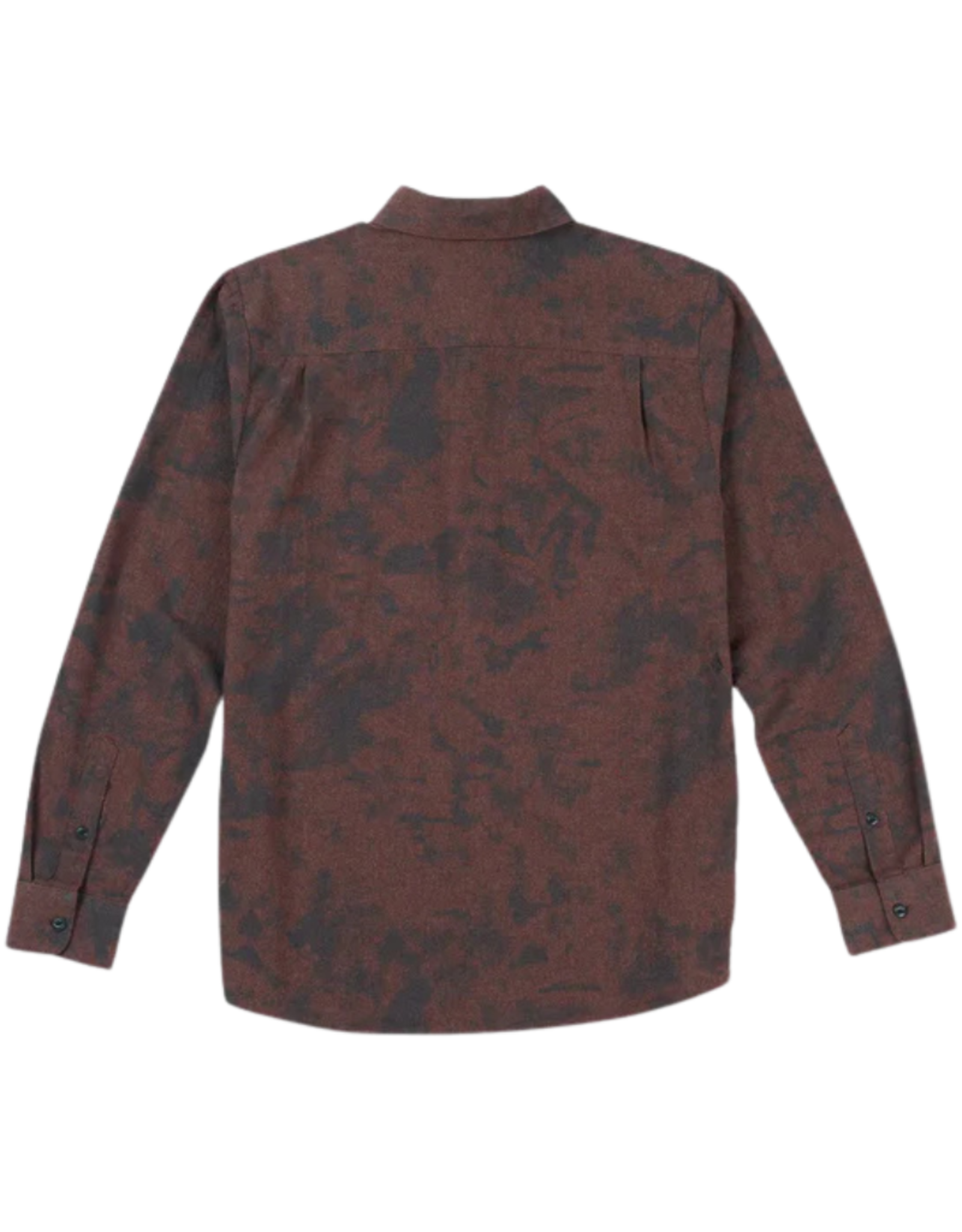 Volcom Men's Tie Dye Flannel Long Sleeve