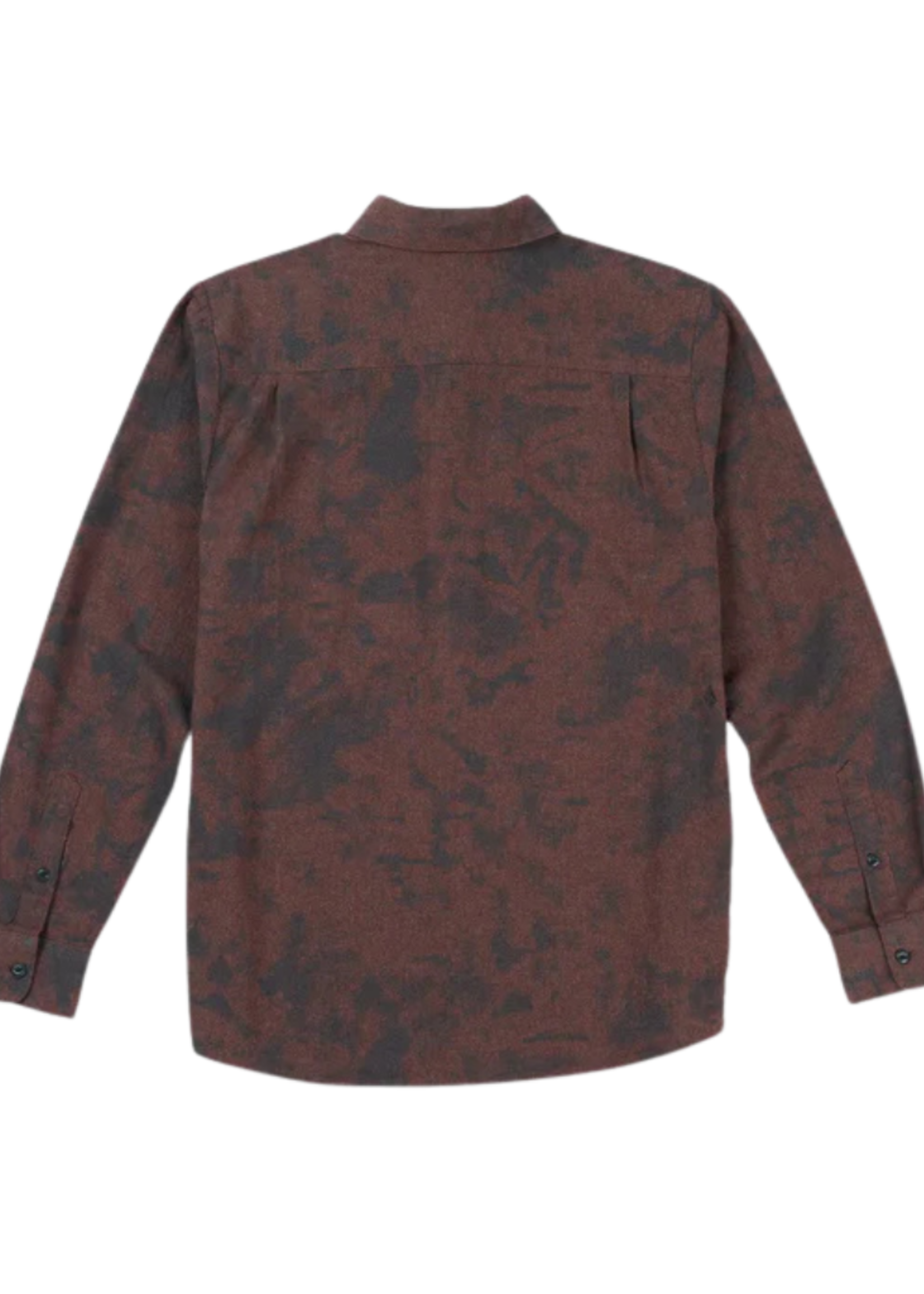 Volcom Men's Tie Dye Flannel Long Sleeve
