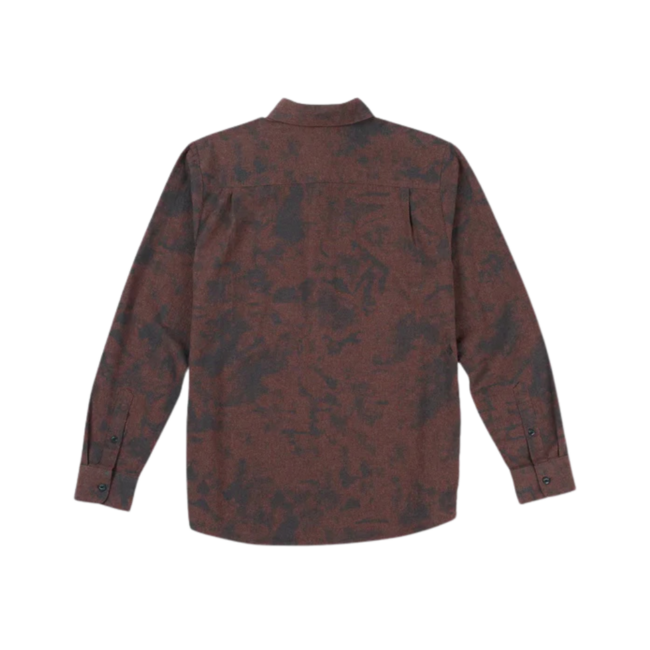 Volcom Men's Tie Dye Flannel Long Sleeve