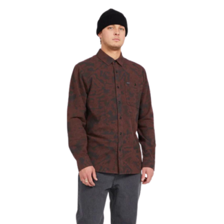 Volcom Tie Dye Flannel Long Sleeve
