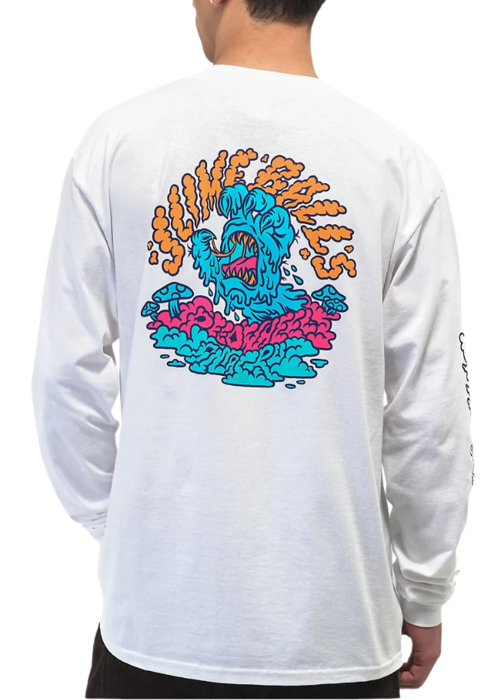 Santa Cruz x Slime Balls Men's Toxic Trip Long Sleeve Tee