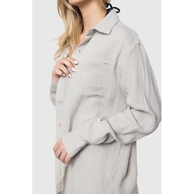 TEAMLTD Women's Boat Day Button Up Shirt