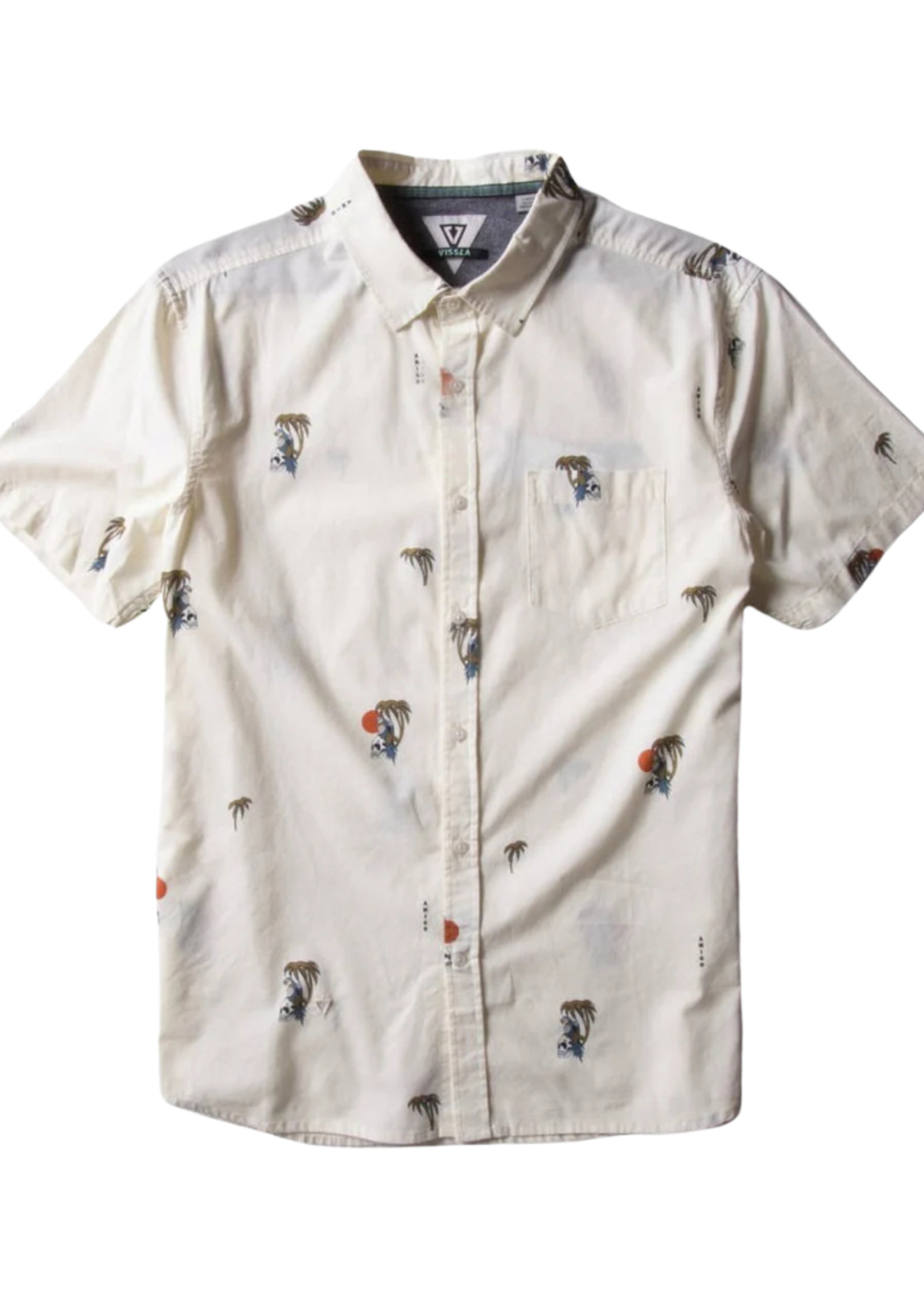 Vissla Men's Parrodise Eco Short Sleeve Button up