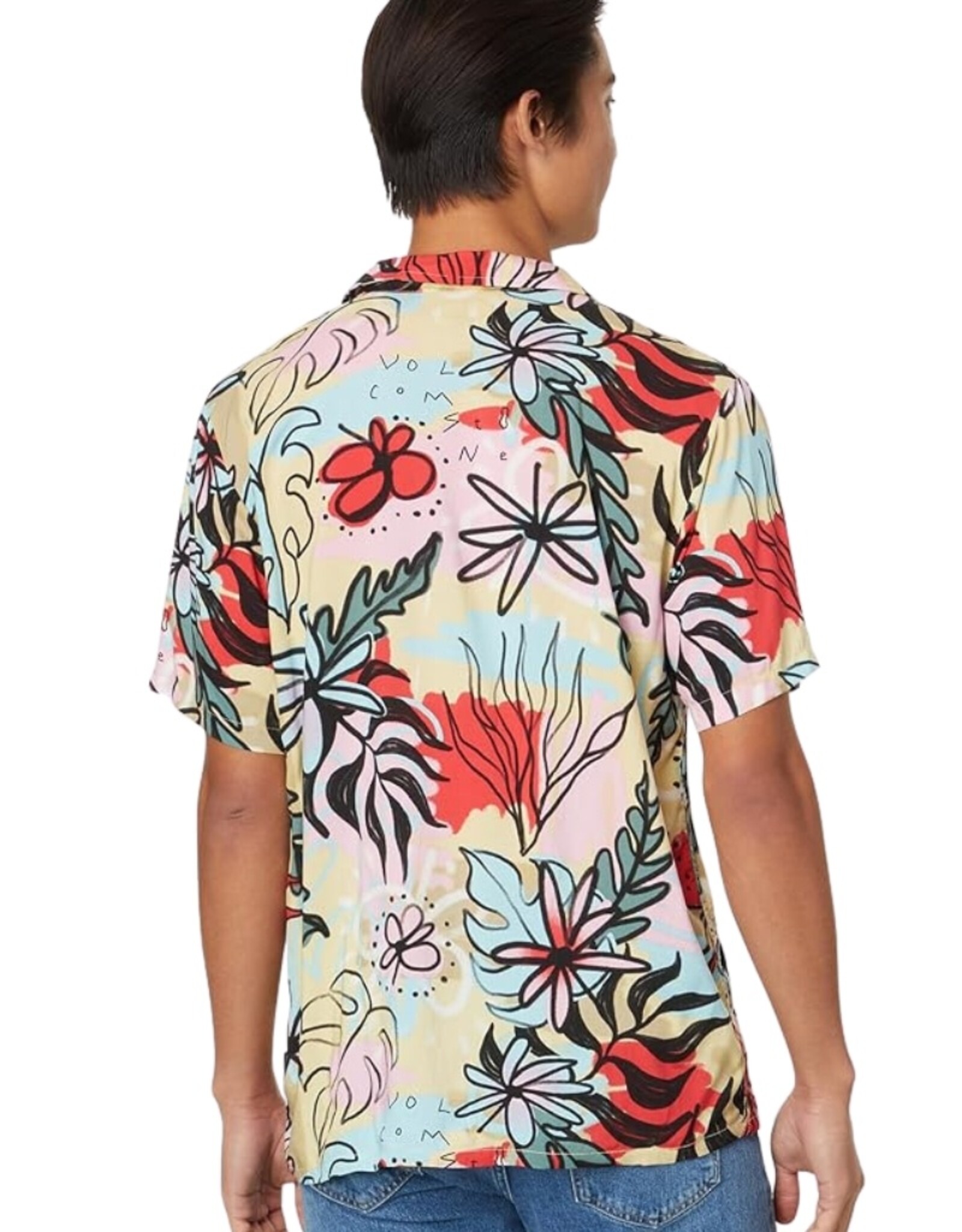 Volcom Men's Purestone Short Sleeve Button Up