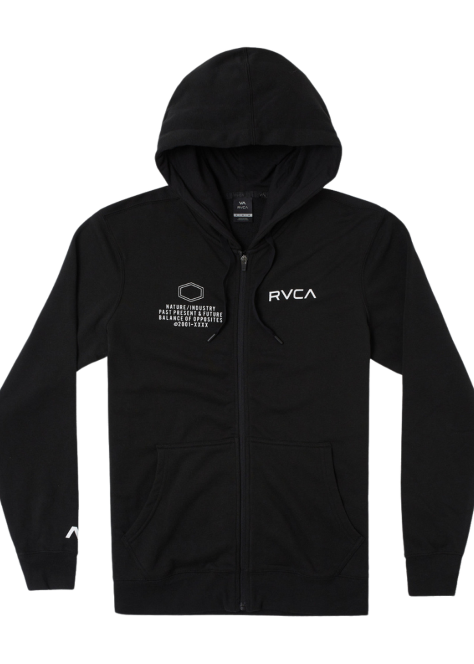 RVCA Men's Swift Pin Hex Full Zip Hoodie