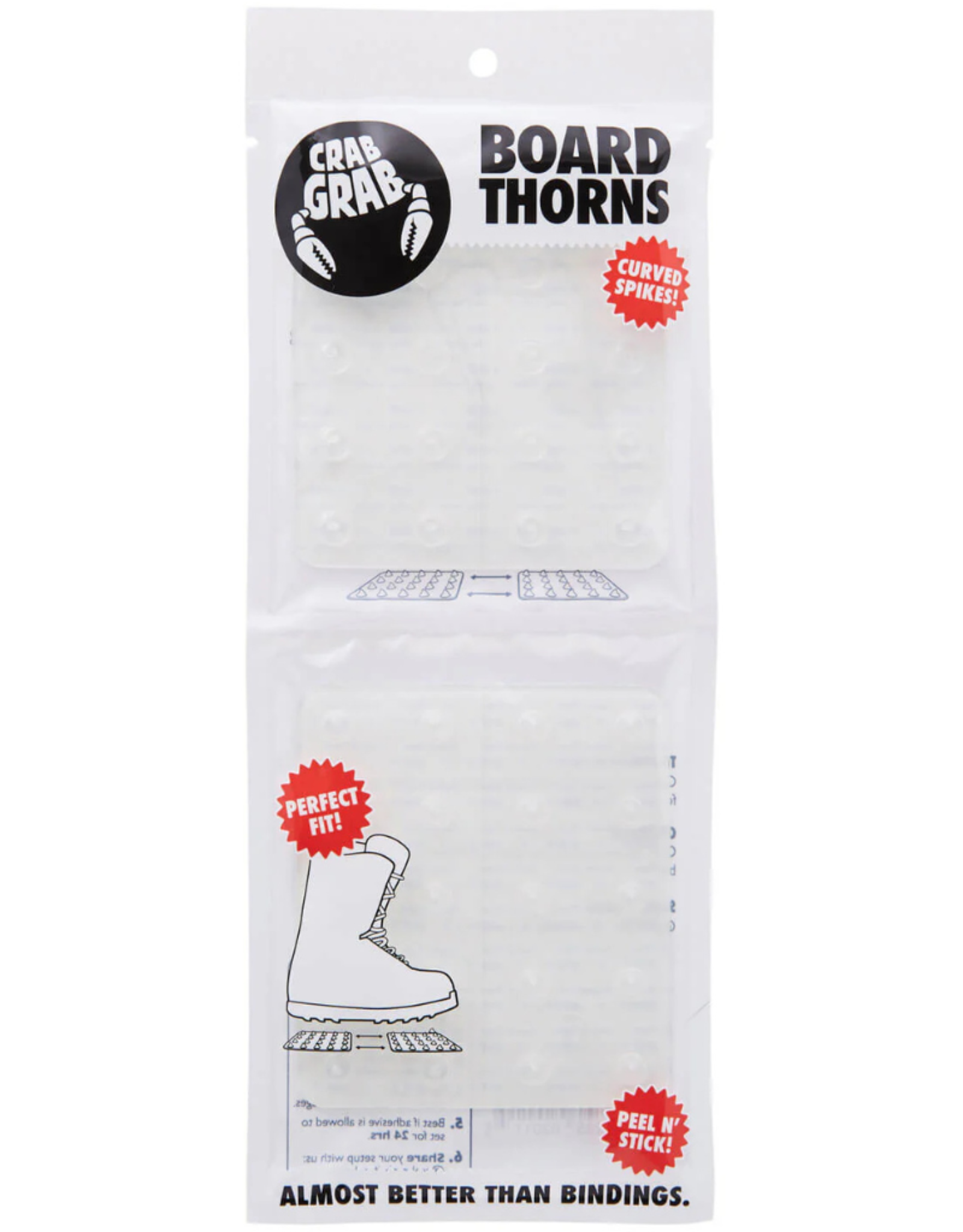 Crab Grab Clear Board Thorns Stomp Pad