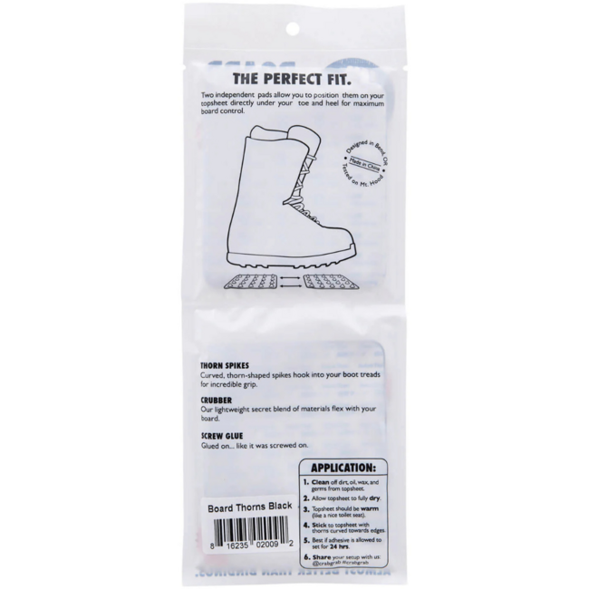 Crab Grab Clear Board Thorns Stomp Pad