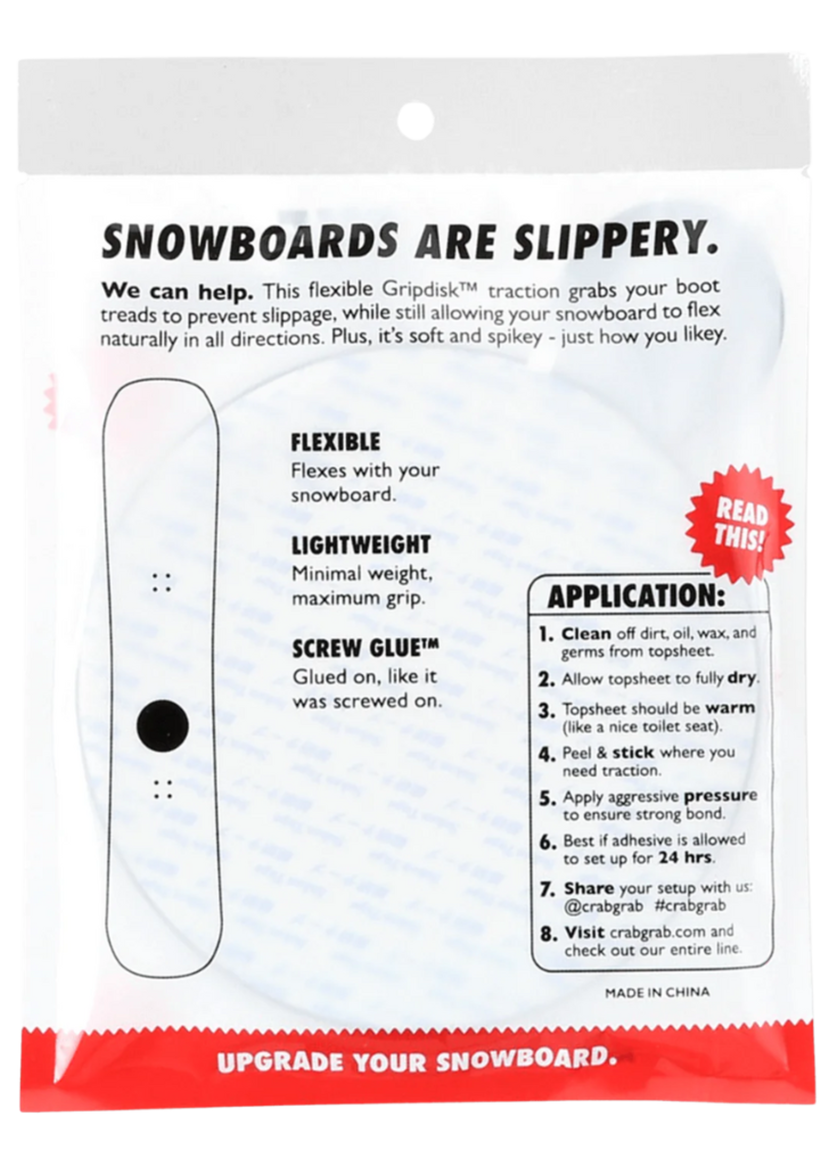 Crab Grab Grip Disk Stomp Pad