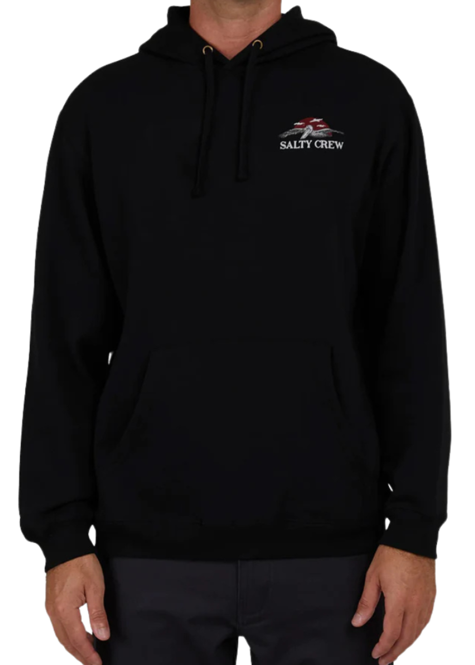Salty Crew Men's Soarin Black Hood Fleece