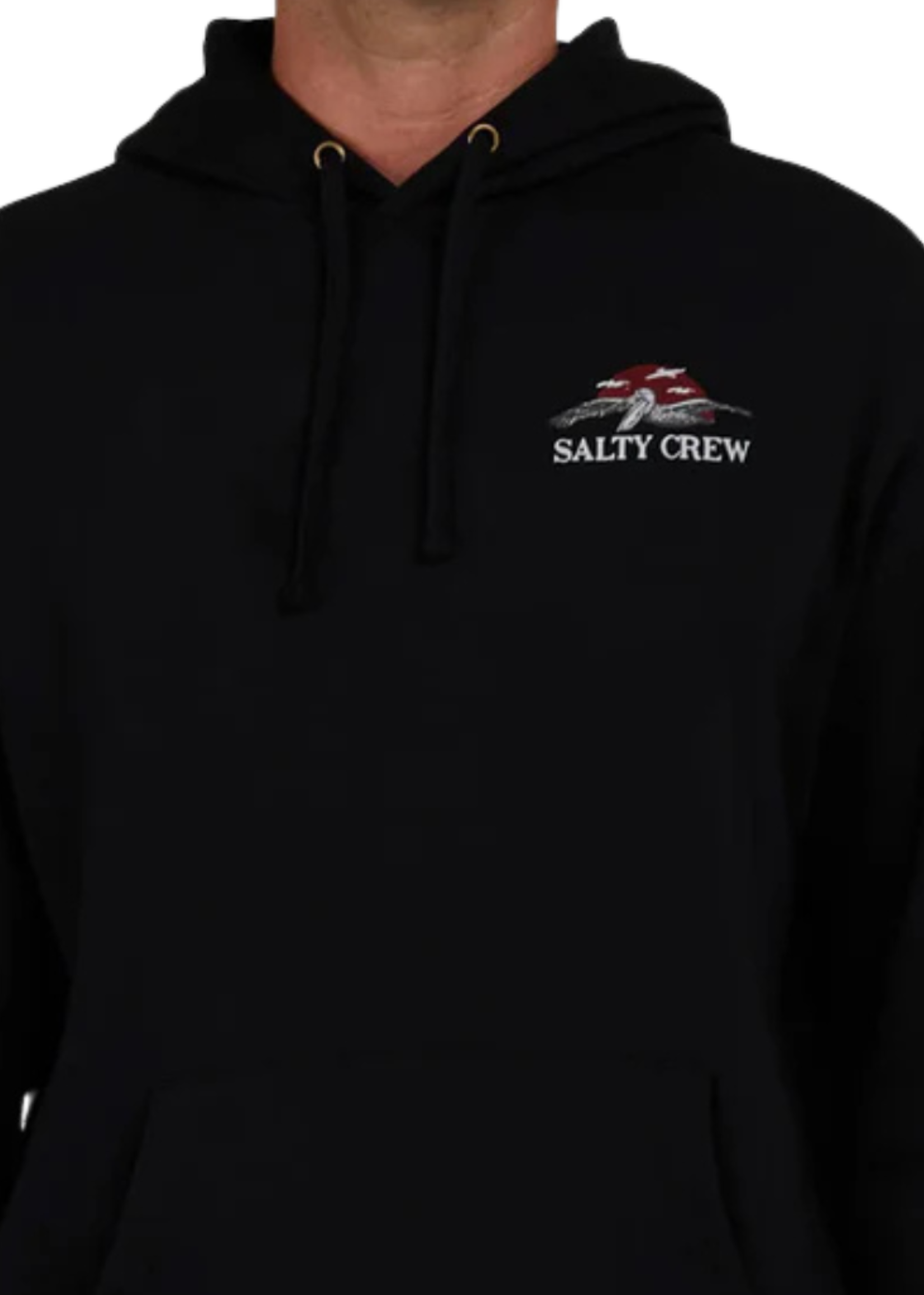 Salty Crew Men's Soarin Black Hood Fleece
