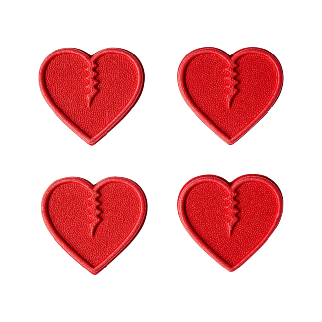 Crab Grab Mini Hearts Grip Stomp Pad