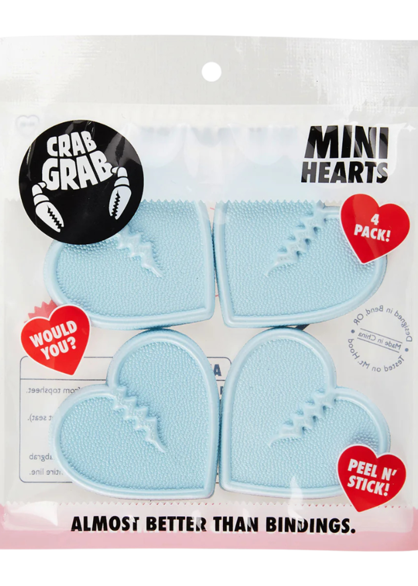 Crab Grab Mini Hearts Grip Stomp Pad