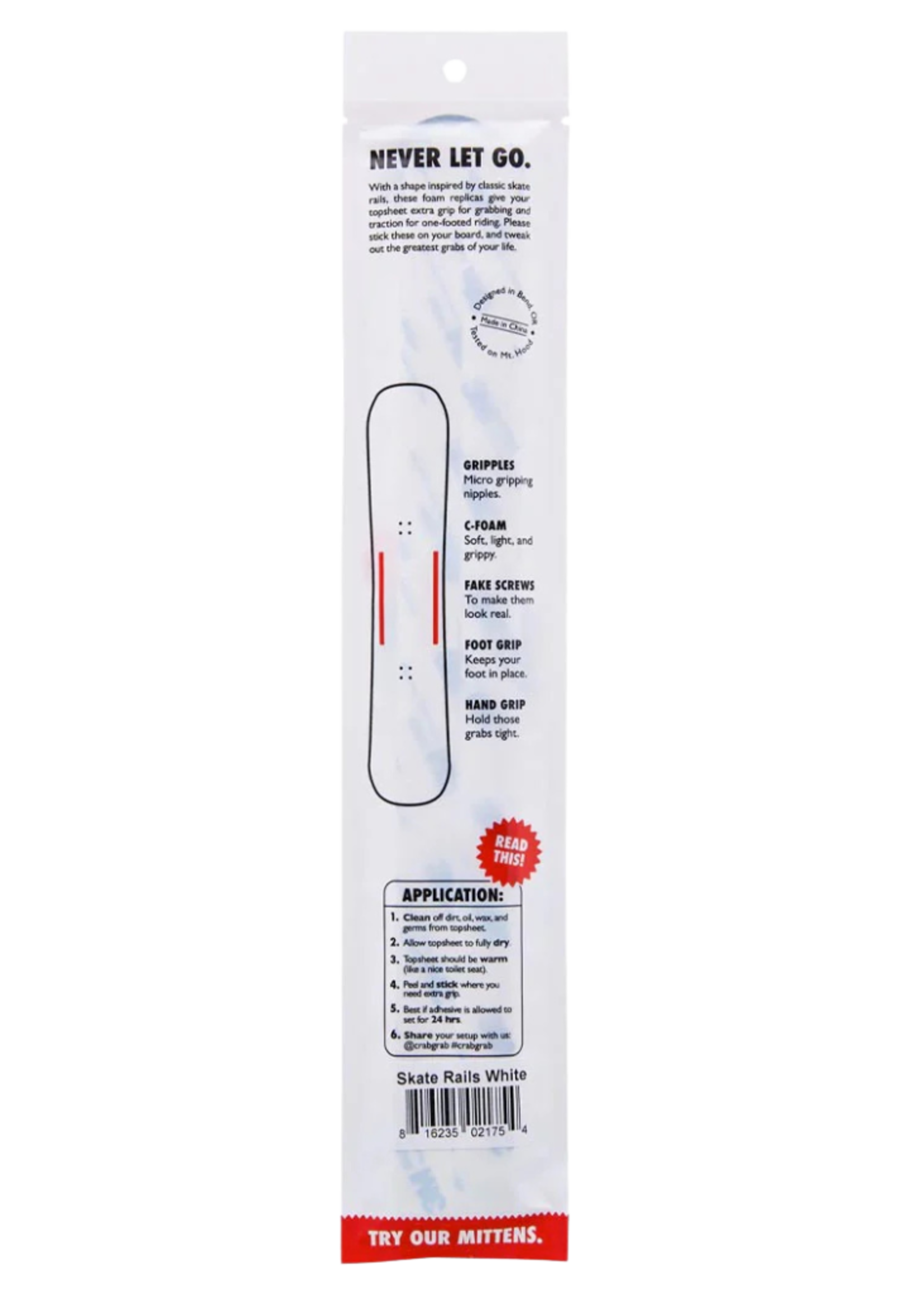 Crab Grab Skate Rails Stomp Pad