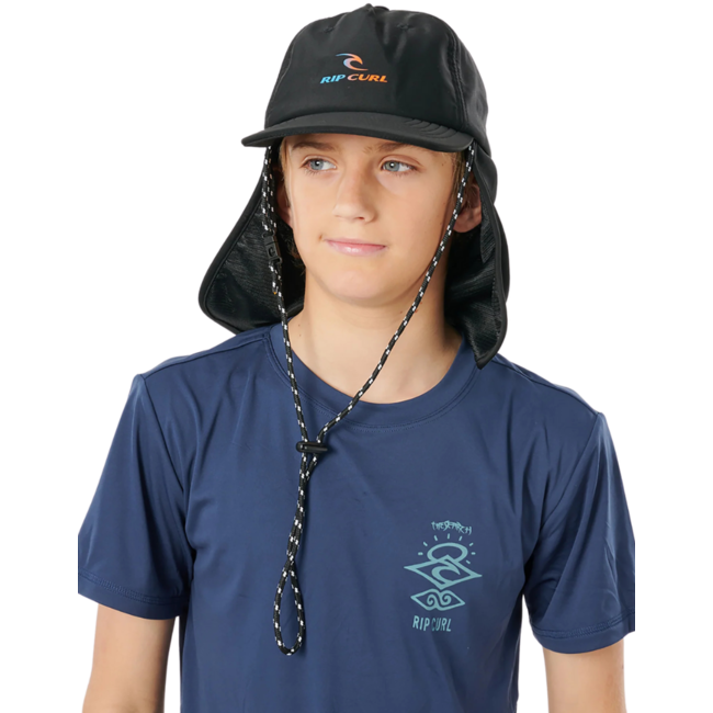 Rip Curl Kids Beach Boy Sunshield Cap | Black