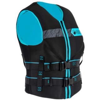 Liquid Force Women's Hinge Classic USCGA / TC Life Vest | Black/Blue