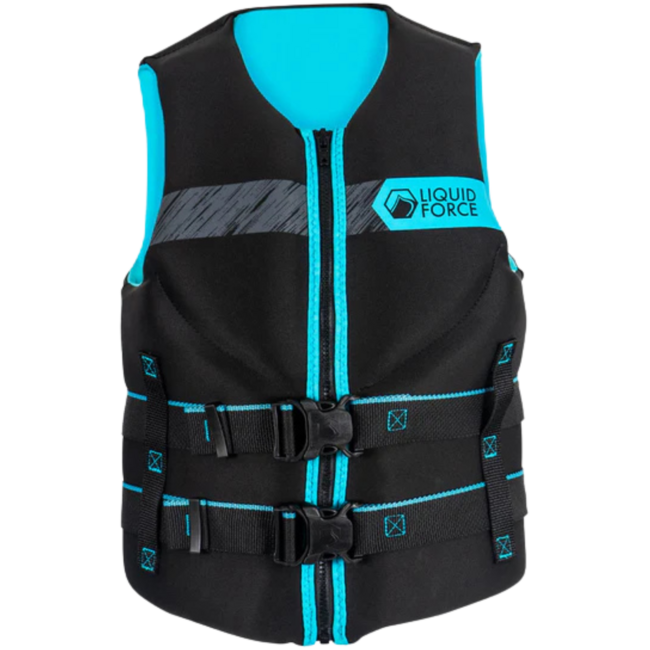 Liquid Force Women's Hinge Classic USCGA / TC Life Vest | Black/Blue