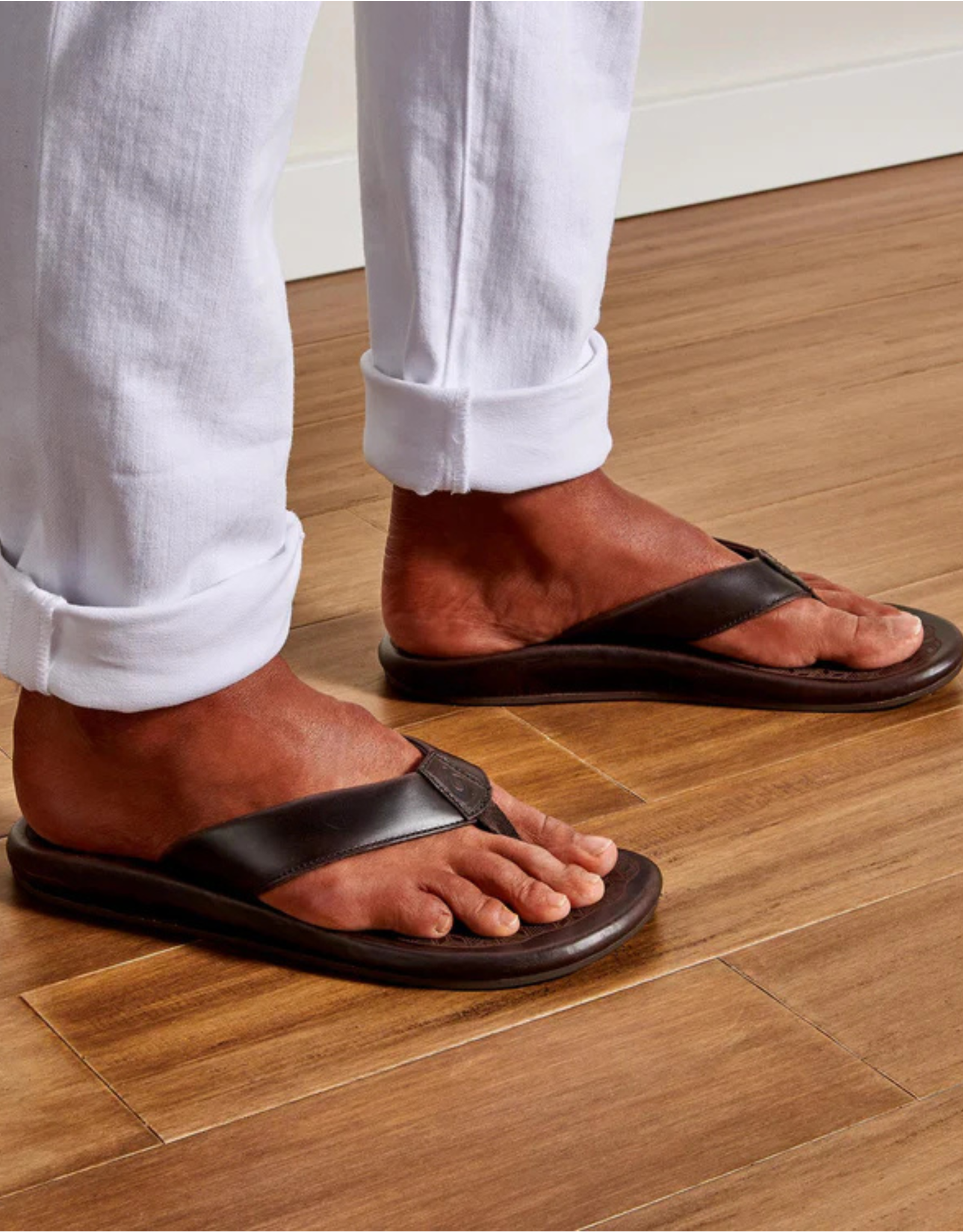 Olukai Men's Ilikai Leather Sandal
