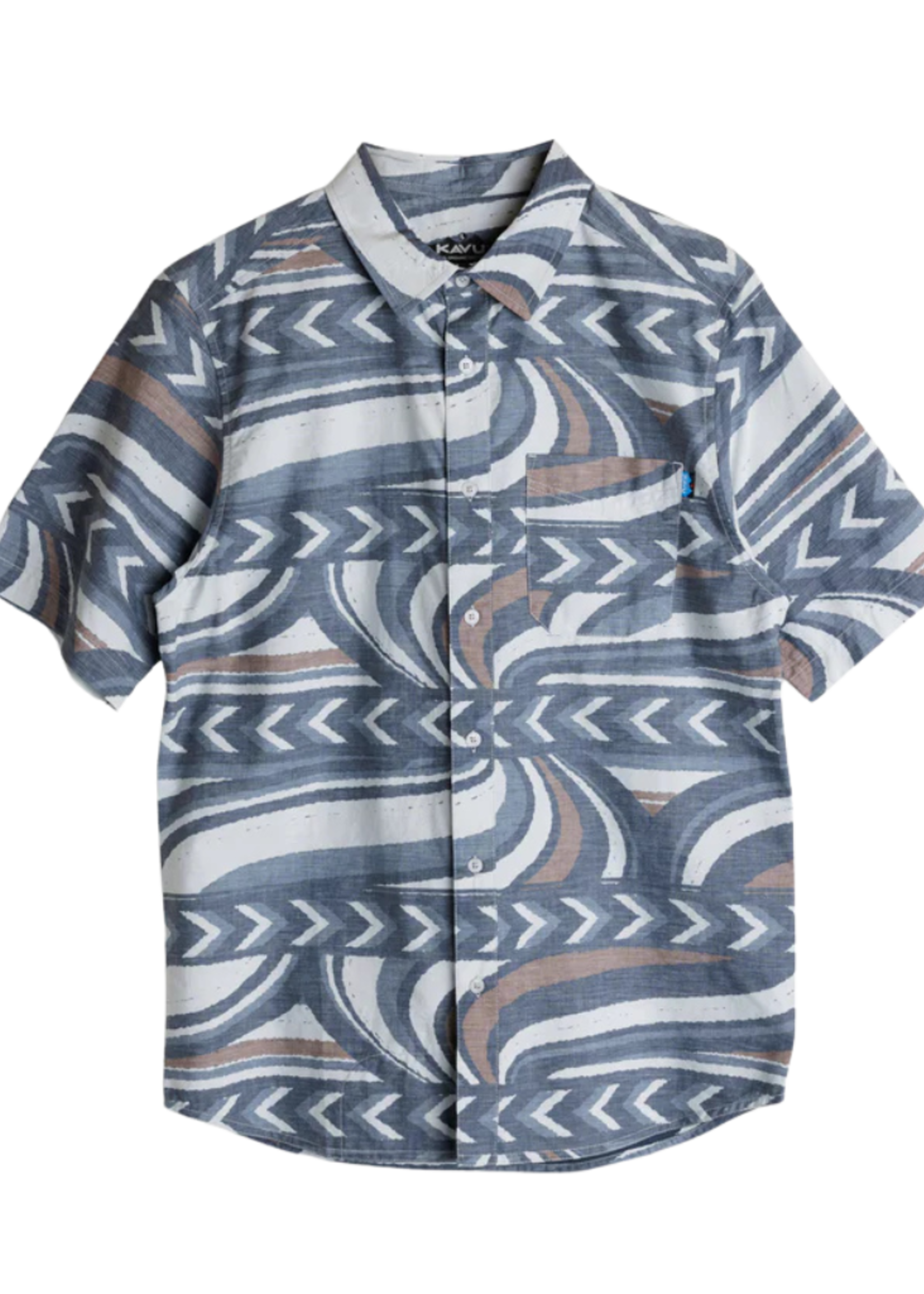 KAVU Men's Topspot Short Sleeve Button Up