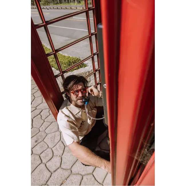 KAVU Men's Bay Beach Short Sleeve Button Up