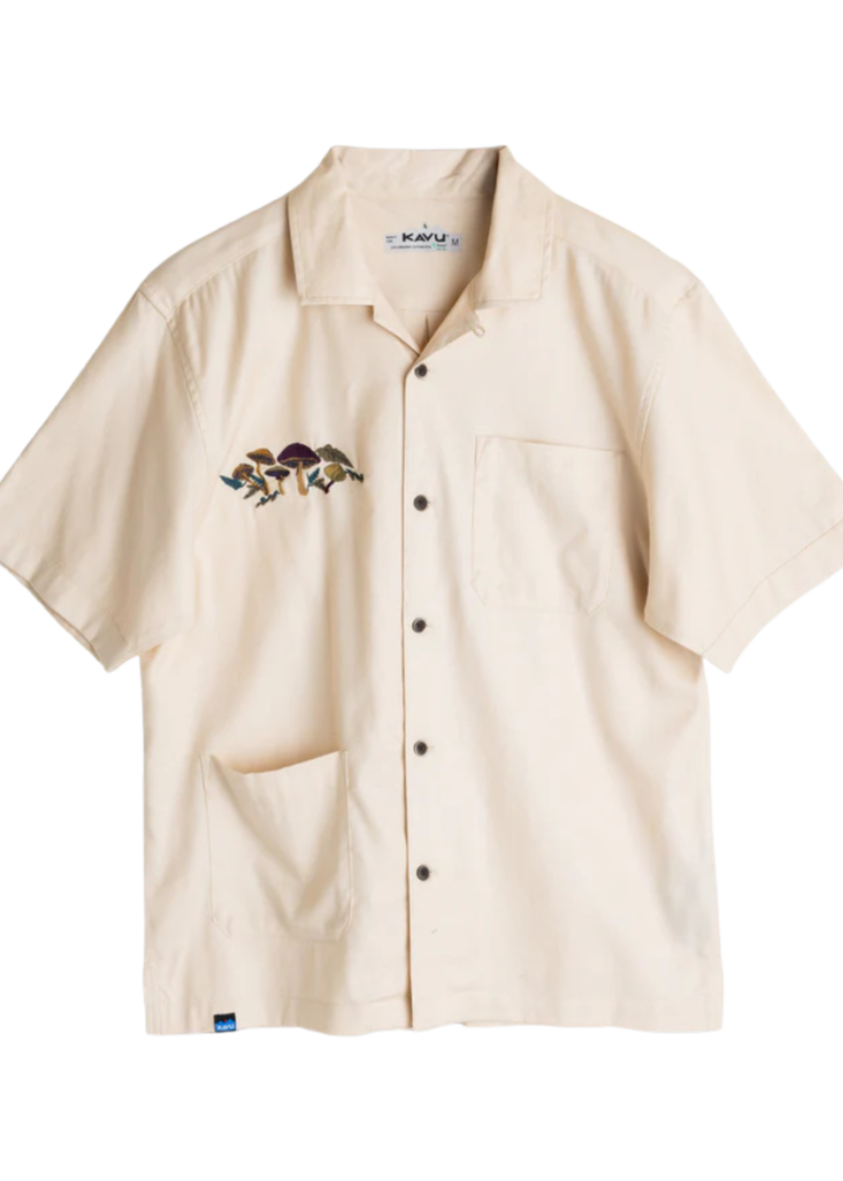KAVU Men's Bay Beach Short Sleeve Button Up