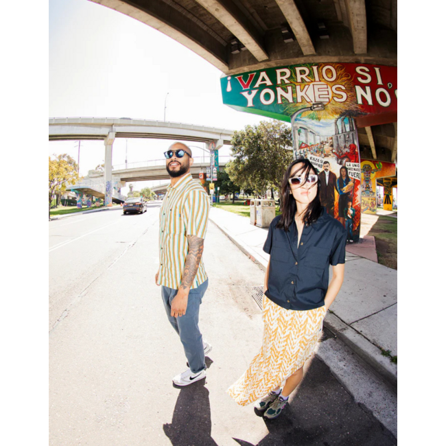 KAVU Women's Sea La Vie Short Sleeve Button Up Shirt