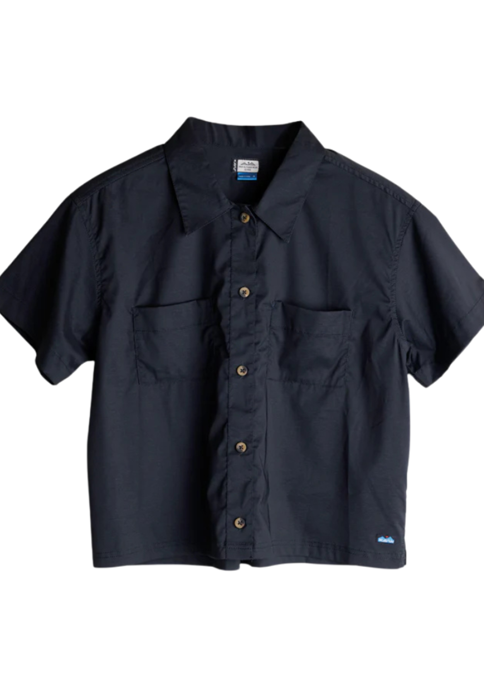 KAVU Women's Sea La Vie Short Sleeve Button Up Shirt