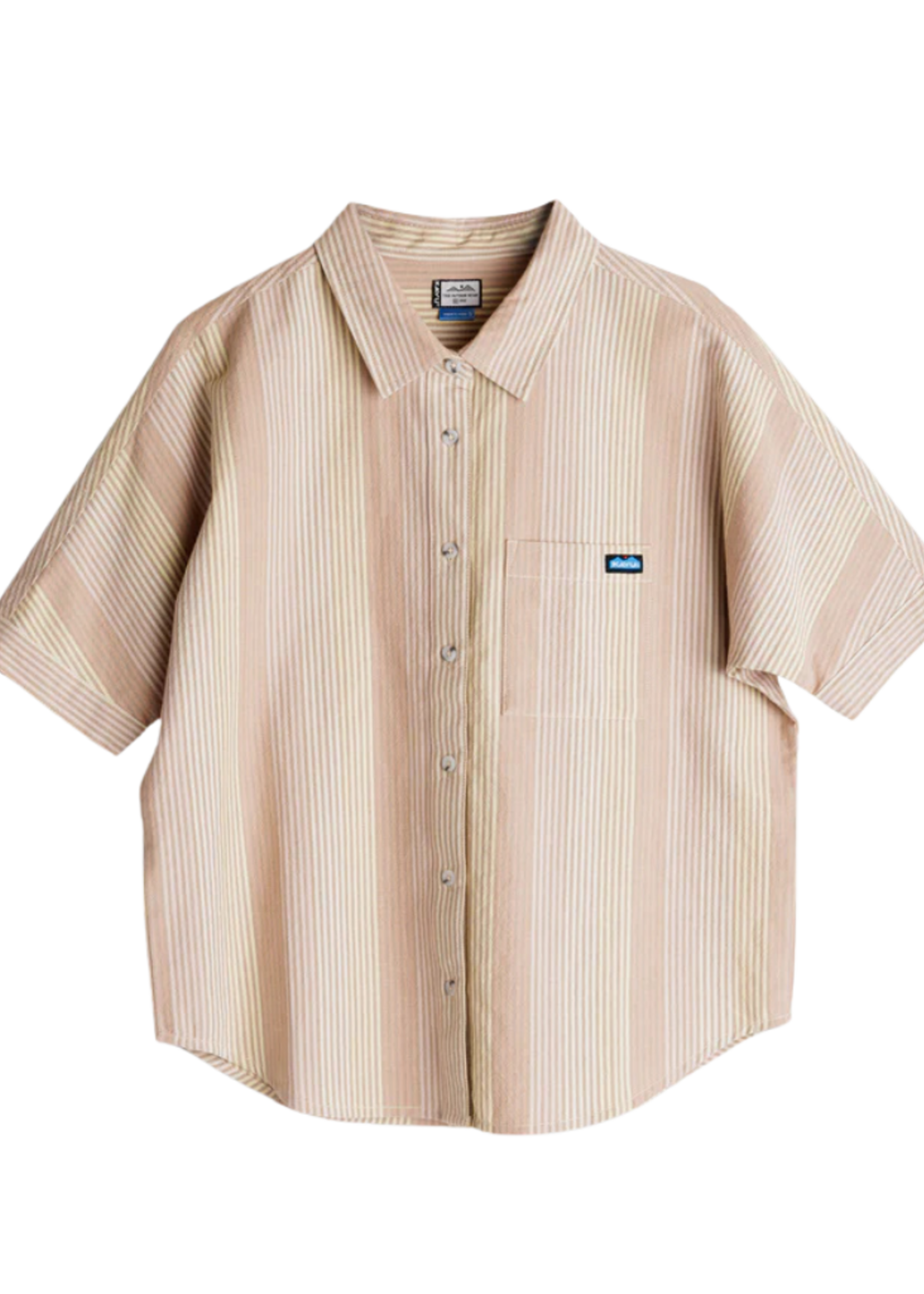 KAVU Women's Fairhope Short Sleeve Button up