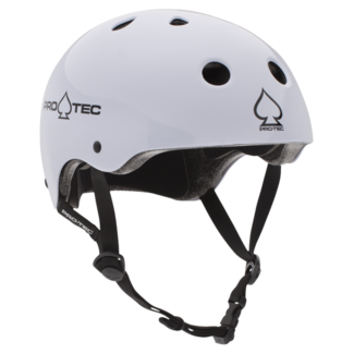 Pro-Tec Classic Certified Skate Helmet | Gloss White